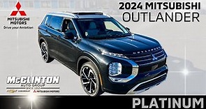 What Makes The 2024 Mitsubishi Outlander Platinum Edition Special?