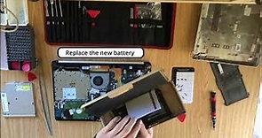 HP notebook 15 da series: Battery Replacement