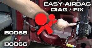 Easy Fix - Air Bag Light On B0065 B0066 - Chevy Colorado / GMC Canyon