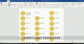 Avery Templates in Microsoft Word | avery.com