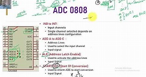 Interfacing of ADC0808 with 8051