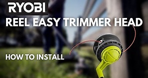 How to Install a RYOBI REEL-EASY SPEED WINDER Bump Feed Trimmer Head