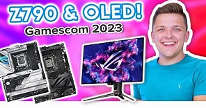 Intel 14th Gen Motherboards are HERE! 👀 + New ASUS OLED Monitors @ Gamescom 2023