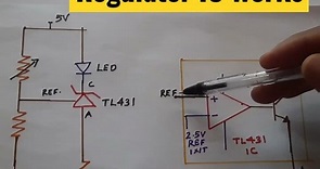 How TL431 Voltage Regulator IC works| Internal Circuit Of TL431|TL431 IC|#shorts #ytshorts