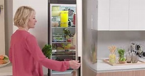 GE Appliances Bottom Freezer Refrigerator with Temp Select Zone (Model GLE12HSLSS)