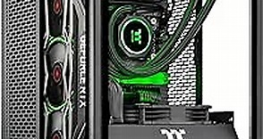 Thermaltake Reactor 370 Liquid-Cooled PC (AMD Ryzen 5 5600X, RTX 3070, 16GB RGB 3600Mhz DDR4 ToughRAM RGB Memory, 1TB Gen4 NVMe M.2, WiFi, Win 10 Home) Gaming Desktop Computer TW1B-B550-R37-LCS