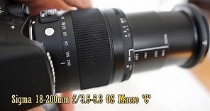 Sigma 18-200mm f/3.5-6.3 OS Macro C lens review (with samples)