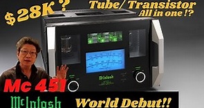 World debut $28000USD McIntosh MC451 Dual Mono Amplifier