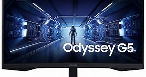 Samsung 34 G5 Odyssey Ultra WQHD Gaming Monitor With 1000R Curved Screen - LC34G55TWWNXZA