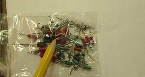 The 1N400X family of Si diodes, sorting them out, a 1N4007 is often good usable, demo / VLOG
