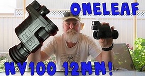 New oneleaf nv100 12mm vs 16mm test on rabbit and fox!