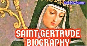 St Gertrude the Great Biography - Story of Saint Gertrude the Great -Who was St. Gertrude in 3Min HD
