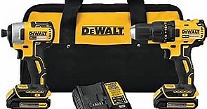 DEWALT 20V MAX Cordless Drill Combo Kit with Battery and Charger Included (DCK277C2)