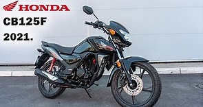 Honda CB125F 2021 125cc Full - Size Motorcycle Walkaround, Starting Sound, First Look