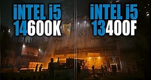i5 14600K vs 13400F Benchmarks - Tested in 15 Games and Applications