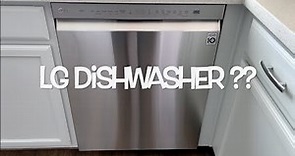 LG 24 Stainless Steel Front Dishwasher with QuadWash and 3rd rack Review