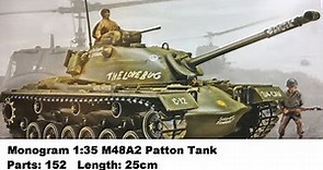 Monogram 1:35 M48A2 Patton Tank Kit Review