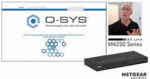 QSYS Switch Configuration Guide for M4250 Switches | NETGEAR ProAV Partners