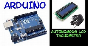 ARDUINO UNO: autonomous LCD TACHOMETER with OPB704