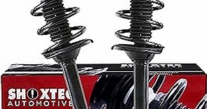 Shoxtec Rear Pair Complete Struts Replacement for 1998-2002 Subaru Forester Coil Spring Assembly Shock Absorber Repl. Part no. 171411 171410