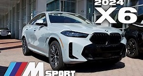 Walk Around and Overview: 2024 BMW X6 xDrive40i! (The New Redesigned X6 LCI!)