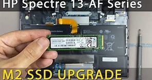 HP Spectre 13-AF000 How to install M2 SSD upgrade
