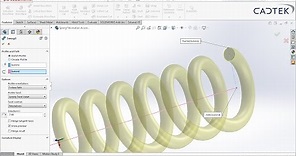 SolidWorks - How to model a Dynamic Spring