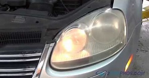 Headlight Bulb Replacement Volkswagen Jetta 2005-2010