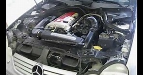 2002 C230 K Supercharger Wastegate Solenoid, how to get access
