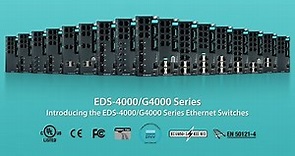 EDS-4000/G4000 Series Layer 2 Managed Ethernet Switches