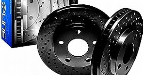 R1 Concepts Front Brakes and Rotors Kit |Front Brake Pads| Brake Rotors and Pads| Ceramic Brake Pads and Rotors |fits 1986-1993 Ford E-150 Econoline, E-150 Econoline Club Wagon, F-150