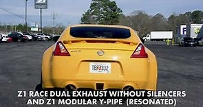 Z1 370Z Race Dual Exhaust - Sound Sample