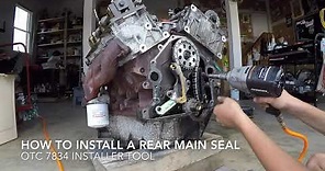Ford 4.0 V6 Rear Main Seal Installation - OTC 7834 Tool