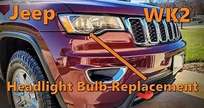 Jeep Grand Cherokee WK2 Headlight Bulb Replacement | 2011-2021