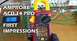 [ENG SUB] Amprobe ACD 14 Pro True RMS Clamp Meter: Unboxing and First Impressions