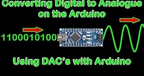 Using a DAC with Arduino (MCP4725) Digital to Analoue Converter