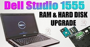 Dell Studio 1555 RAM & HDD Installation