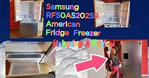Samsung RF50A5202S9 American Fridge Freezer UNBOXING, PLUMBING WITH SELF-CUTTING TAP AND REVIEW