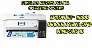 Epson ET- 15000 Driver Print Download Windows 10 Tutorial Free Easy Install