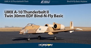 E-flite® UMX™ A-10 Thunderbolt II Twin 30mm EDF Bind-N-Fly® Basic