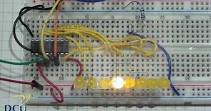 Experiments 5.2: Arduino - Serial to Parallel Conversion (74HC164 & 74HC595)