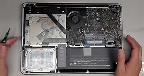 Mid 2012 13 inch MacBook Pro A1278 Disassembly RAM SSD Hard Drive Upgrade Repair OSX Install