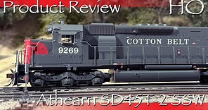 Product Review HO Athearn SD45T-2 SSW - SP Tunnel Motor!