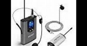 Setup and review of Hotec H-U05 UHF Wireless Headset/Lapel Microphone