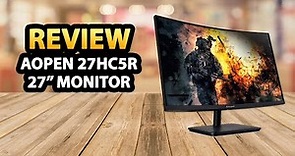 AOPEN by Acer 27HC5R Pbiipx 27 VA Gaming Monitor ✅ Review
