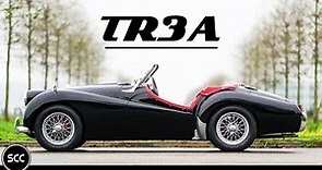 TRIUMPH TR3 A / TR3A 1960 - Test drive in top gear - Engine sound | SCC TV