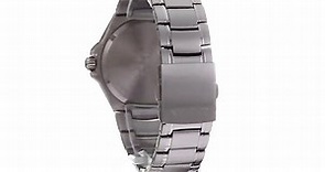 Citizen Men s Eco-Drive Quartz Titanium Strap, Silver, 25.5 Casual Watch (Model: BM7431-51E)