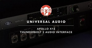 Universal Audio Apollo x16 | Thunderbolt Audio Interface | Vintage King