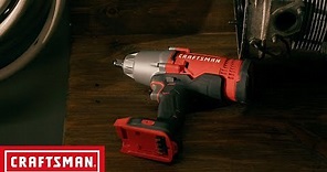 CRAFTSMAN V20* 1/2-in. Cordless Impact Wrench | Tool Overview
