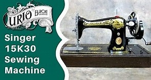 Singer 15K30 Vintage Sewing Machine 1925 Hand Crank